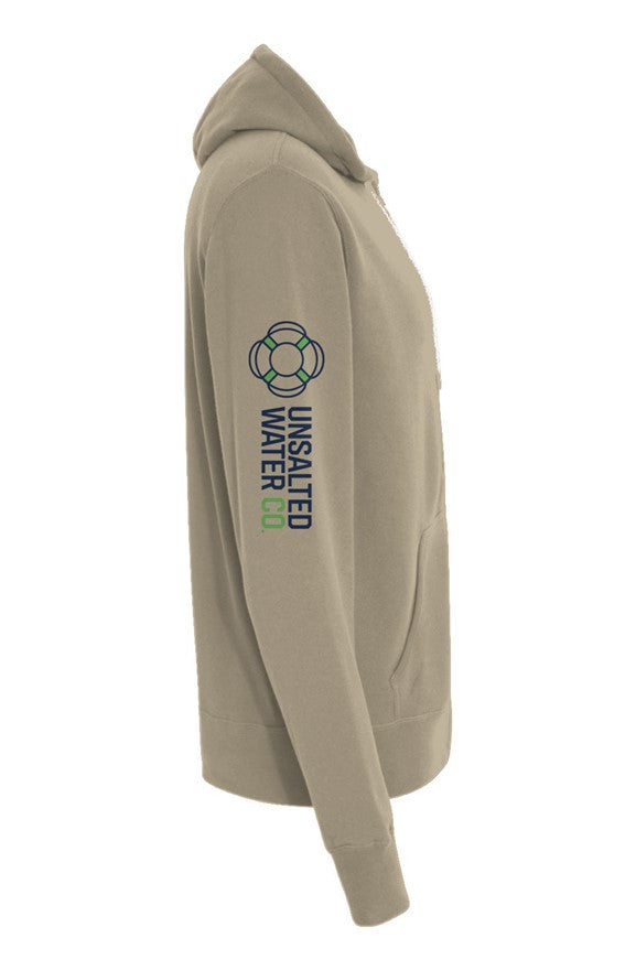 Unsalted Water Lightweight Full-Zip Hoodie - Unisex