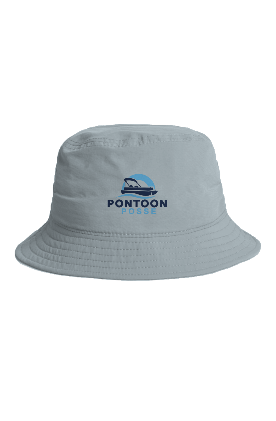 Pontoon Posse Nylon Bucket Hat Lightweight — Unsalted Water Co.