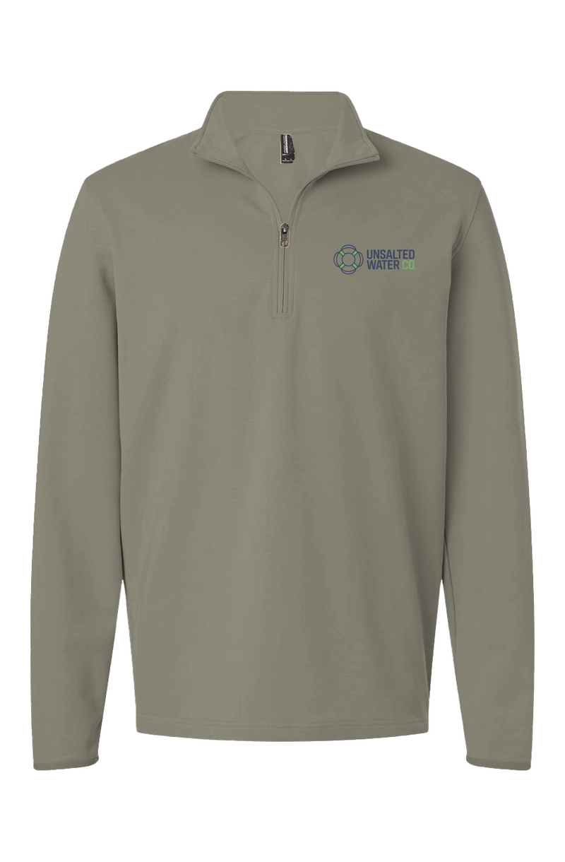 Unsalted Water Co. Performance Mens Quarter-Zip Pullover