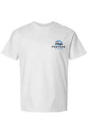 Pontoon Posse Party Barge Heavyweight Tee