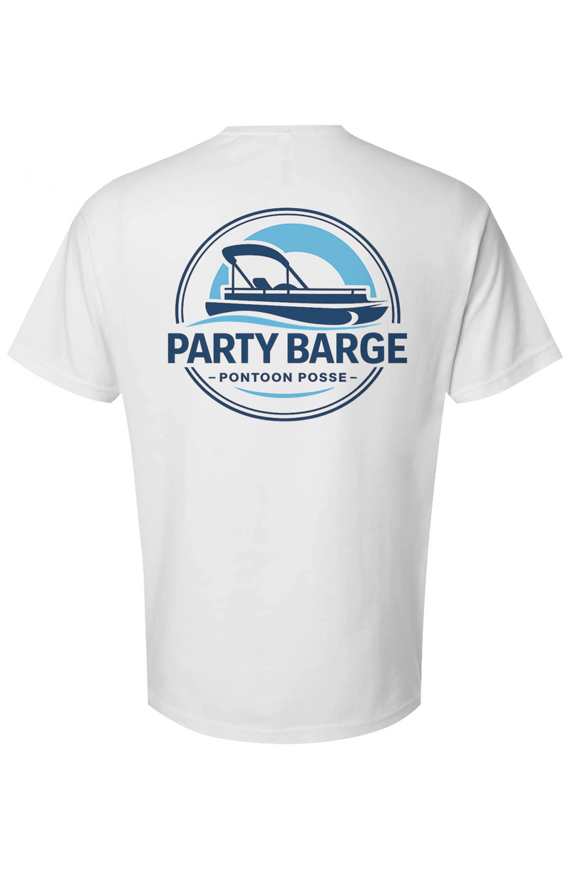 Pontoon Posse Party Barge Heavyweight Tee