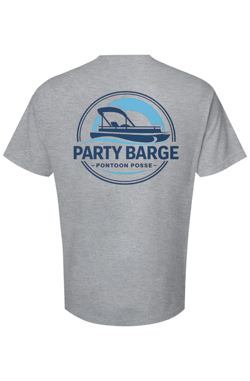 Pontoon Posse Party Barge Heavyweight Tee