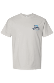 Pontoon Posse Party Barge Heavyweight Tee