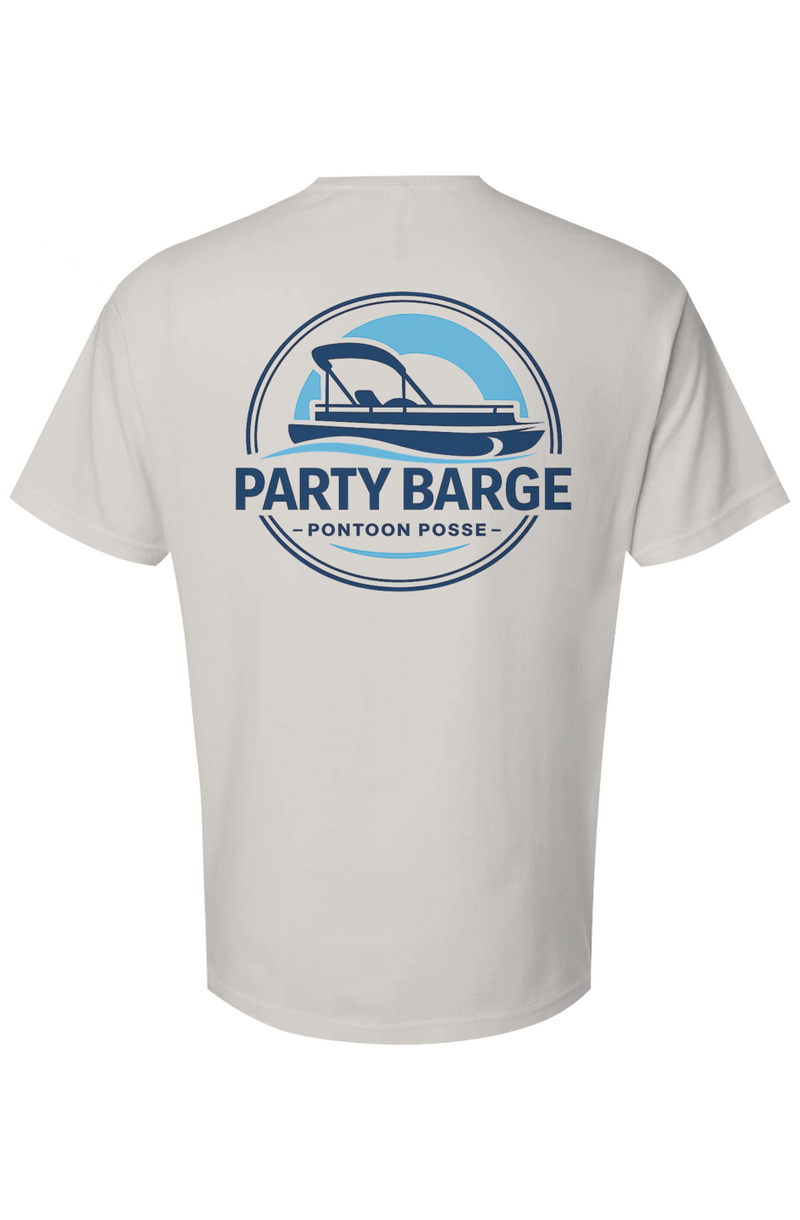 Pontoon Posse Party Barge Heavyweight Tee