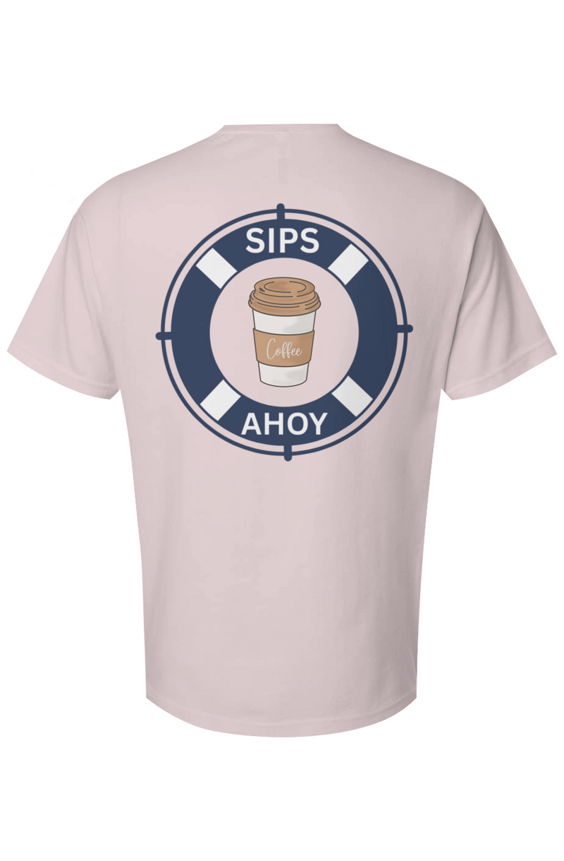 Sips Ahoy Coffee Unisex T-shirt