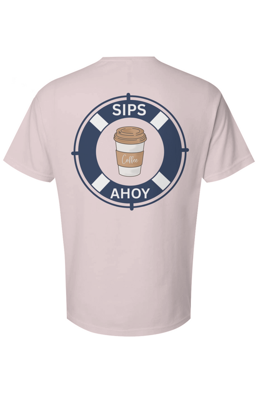 Sips Ahoy Coffee Unisex T-shirt