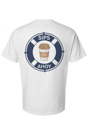 Sips Ahoy Coffee Unisex T-shirt