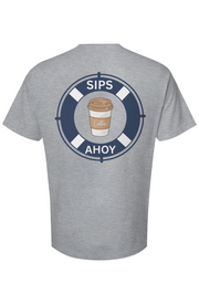 Sips Ahoy Coffee Unisex T-shirt