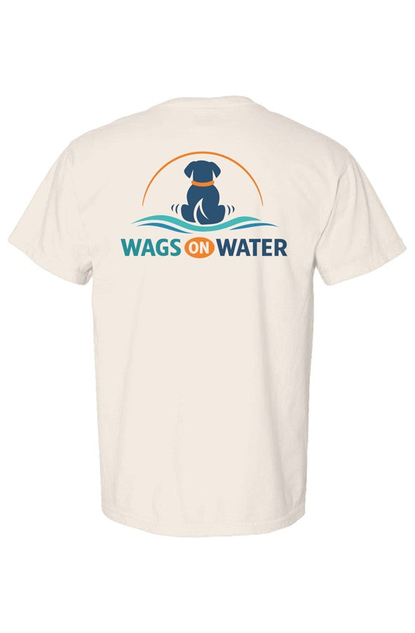 Wags On Water Back Logo Unisex Tshirt