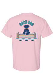 Dock Dog Wags On Water Unisex Tshirt