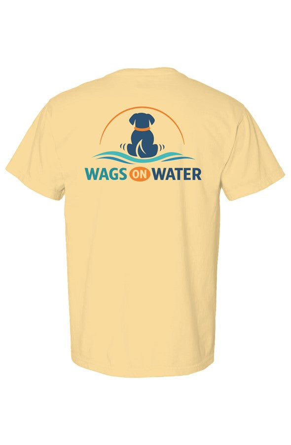 Wags On Water Back Logo Unisex Tshirt