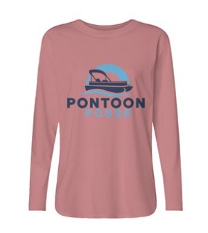 Pontoon Posse Relaxed Long Sleeve T-Shirt - Women's