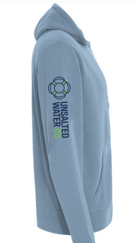 Unsalted Water Lightweight Full-Zip Hoodie - Unisex