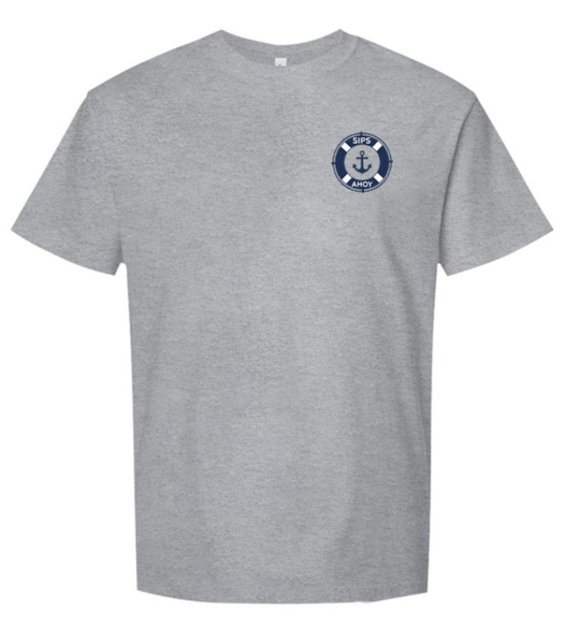 Sips Ahoy Unisex Solo Cup Medium Weight T-Shirt